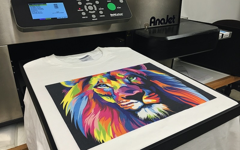 dtg shirt printing method